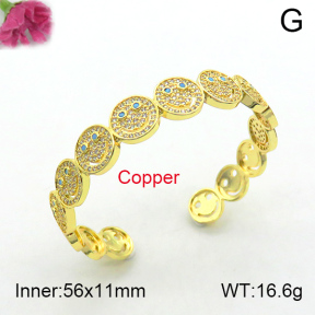 Fashion Copper Bangle  F7BA40013aivb-L017