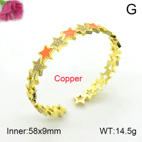 Fashion Copper Bangle  F7BA40016ahlv-L017