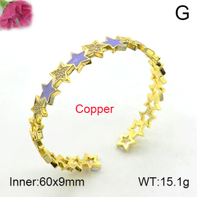 Fashion Copper Bangle  F7BA40018ahlv-L017