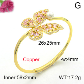 Fashion Copper Bangle  F7BA40026vhov-L017