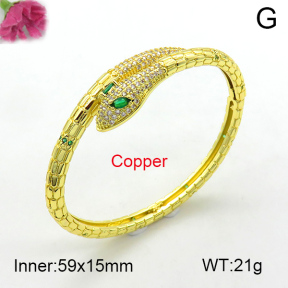 Fashion Copper Bangle  F7BA40058ahlv-L017