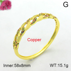 Fashion Copper Bangle  F7BA40060ahlv-L017