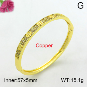 Fashion Copper Bangle  F7BA40067ahlv-L017