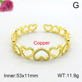 Fashion Copper Bangle  F7BA40071ahjb-L017