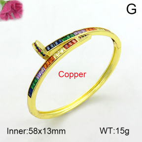 Fashion Copper Bangle  F7BA40077aivb-L017