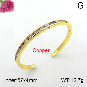 Fashion Copper Bangle  F7BA40085ahlv-L017