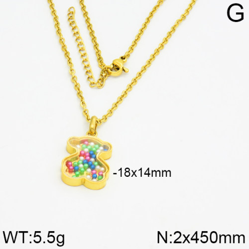 SS Bear Necklaces  TN2000043ahpv-659