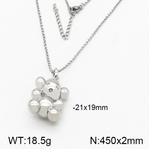 SS Bear Necklaces  TN5000069vhnv-659