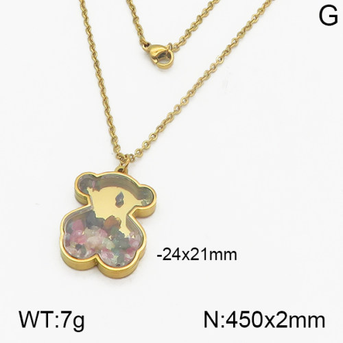 SS Bear Necklaces  TN5000070vhmv-656