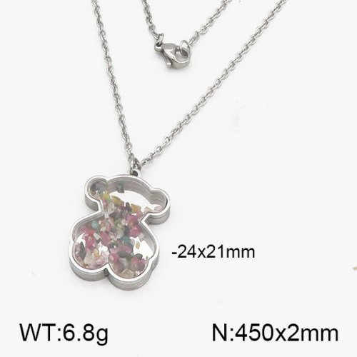 SS Bear Necklaces  TN5000071vhkb-656