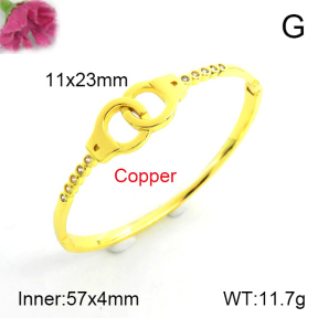 Fashion Copper Bangle  F7BA40107bhva-L002