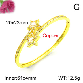 Fashion Copper Bangle  F7BA40108vhov-L002