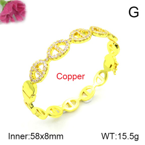 Fashion Copper Bangle  F7BA40117vhmv-L002