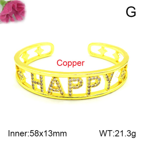 Fashion Copper Bangle  F7BA40119vhnv-L002