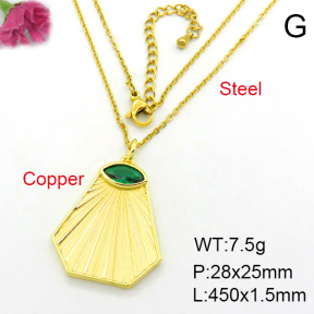 Fashion Copper Necklace  F7N400001ahlv-J40