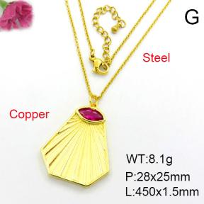 Fashion Copper Necklace  F7N400004ahlv-J40