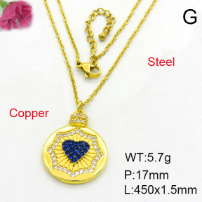 Fashion Copper Necklace  F7N400006ahlv-J40