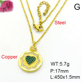 Fashion Copper Necklace  F7N400007ahlv-J40