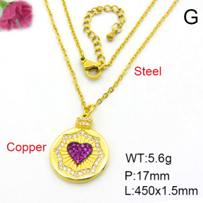Fashion Copper Necklace  F7N400008ahlv-J40