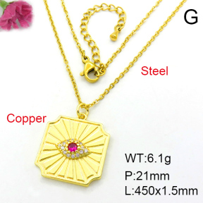 Fashion Copper Necklace  F7N400009ahjb-J40