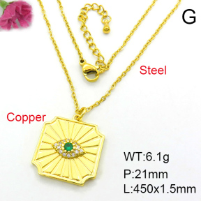 Fashion Copper Necklace  F7N400010ahjb-J40