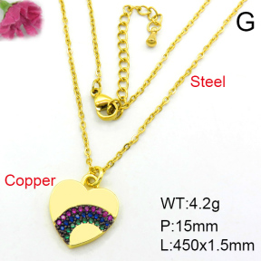Fashion Copper Necklace  F7N400013vhkb-J40