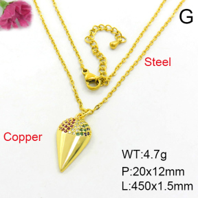 Fashion Copper Necklace  F7N400014ahjb-J40