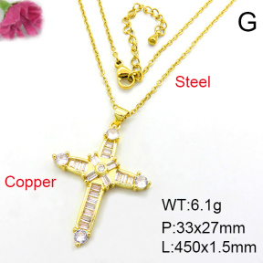 Fashion Copper Necklace  F7N400015ahjb-J40