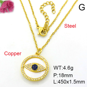 Fashion Copper Necklace  F7N400017ahlv-J40