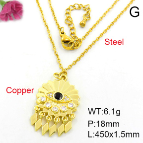 Fashion Copper Necklace  F7N400020vhkb-J40