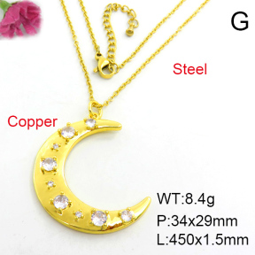 Fashion Copper Necklace  F7N400026ahlv-J40