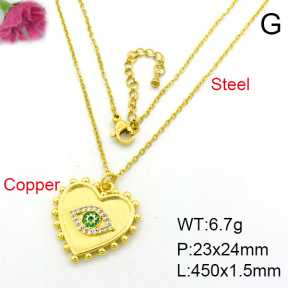 Fashion Copper Necklace  F7N400027vhkb-J40