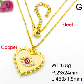 Fashion Copper Necklace  F7N400028vhkb-J40