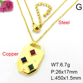 Fashion Copper Necklace  F7N400034vhkb-J40