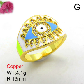 Fashion Copper Ring  F7R300001bhia-J40