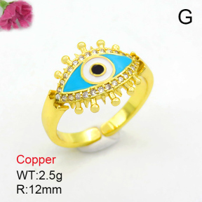 Fashion Copper Ring  F7R300027bhia-J40