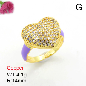 Fashion Copper Ring  F7R400006ahjb-J40
