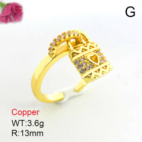 Fashion Copper Ring  F7R400021vhha-J40