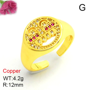 Fashion Copper Ring  F7R400035ablb-L002