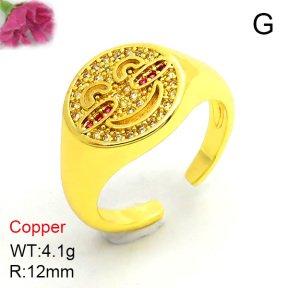 Fashion Copper Ring  F7R400038ablb-L002