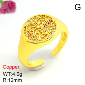 Fashion Copper Ring  F7R400040ablb-L002