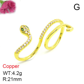 Fashion Copper Ring  F7R400059bbov-L002