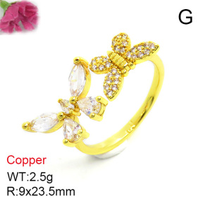 Fashion Copper Ring  F7R400060ablb-L002