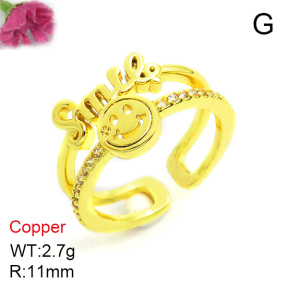 Fashion Copper Ring  F7R400073aakl-L002