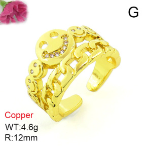Fashion Copper Ring  F7R400075aakl-L002