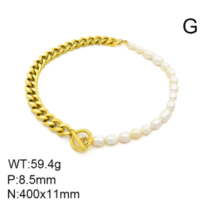 SS Necklace  Natural Pearl  7N3000005aivb-066