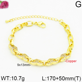 Fashion Copper Bracelet  F2B400233vhnv-J111