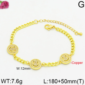 Fashion Copper Bracelet  F2B400234vhmv-J111