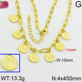 Fashion Copper Necklace  F2N200001vihb-J111