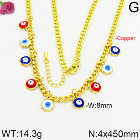 Fashion Copper Necklace  F2N300002vihb-J111